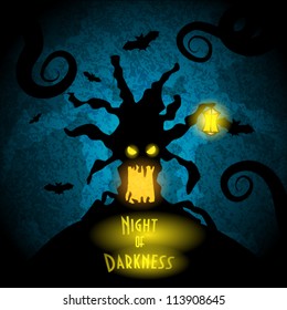 Night of Darkness - Halloween background
