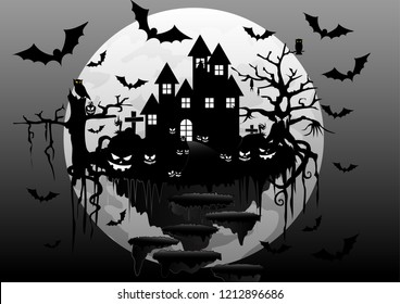 The night of darkness in october everyone must remember. Happy halloween.
