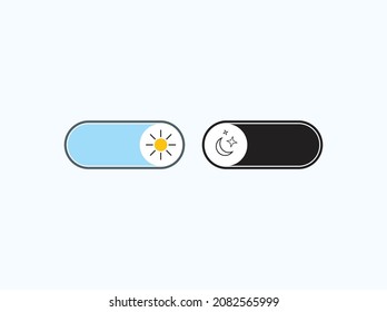 night and day mode vector icon