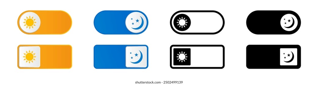 Night and day modes. Day and night switch.