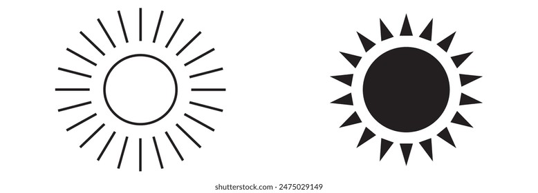 night with day time icon, moon and sun, solstice, thin line web symbol on white background design eps 10