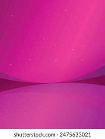 night depiction of sky and sun landscape