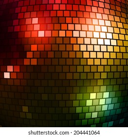 Night disco ball