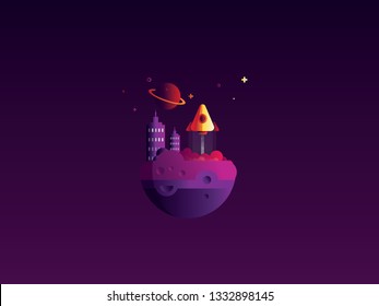 night fantasy planet