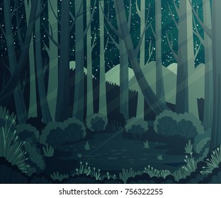 Carta Da Parati Bosco Incantato.Illustrazioni Immagini E Grafica Vettoriale Stock A Tema Bosco Incantato Shutterstock