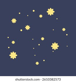 Night frame, Layered paper cut style, Shadow Box 