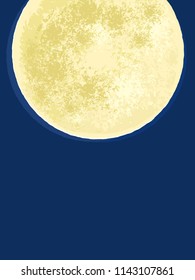 Night with a full moon