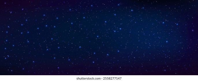 Night full of star background, Space stars, Stardust and bright shining stars in universal. Vector illustration.