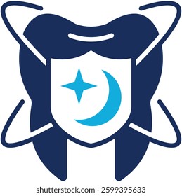 Night Guard Icon Element For Design
