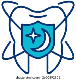 Night Guard Icon Element For Design