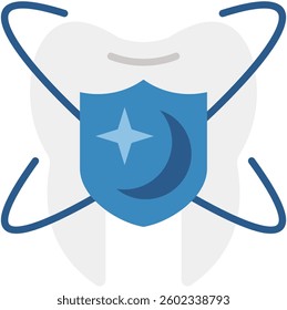 Night Guard Icon Element For Design