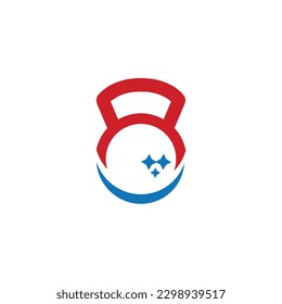 Vector de diseño de logotipo de gimnasio nocturno