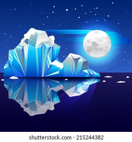 Night iceberg