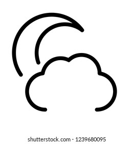night icon design