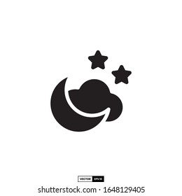 night icon, design inspiration vector template for interface and any purpose