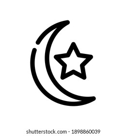 night icon or logo isolated sign symbol vector illustration - high quality black style vector icons
