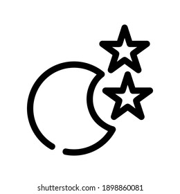 night icon or logo isolated sign symbol vector illustration - high quality black style vector icons
