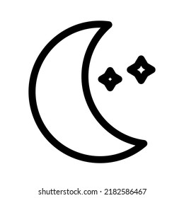 night icon or logo isolated sign symbol vector illustration - high quality black style vector icons
