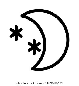 night icon or logo isolated sign symbol vector illustration - high quality black style vector icons
