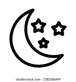 night icon or logo isolated sign symbol vector illustration - high quality black style vector icons
