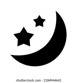 night icon or logo isolated sign symbol vector illustration - high quality black style vector icons
