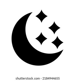 night icon or logo isolated sign symbol vector illustration - high quality black style vector icons
