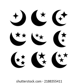 night icon or logo isolated sign symbol vector illustration - high quality black style vector icons
