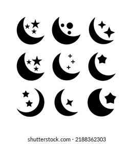 night icon or logo isolated sign symbol vector illustration - Collection of high quality black style vector icons
