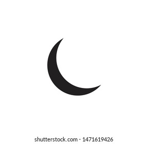 Night icon ,moon icon vector illustration