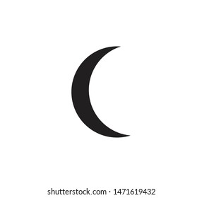 Night icon ,moon icon vector illustration