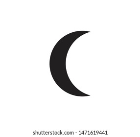 Night icon ,moon icon vector illustration