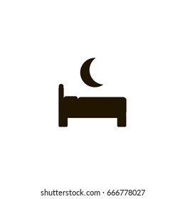 night icon. sign design