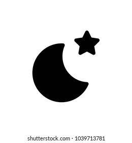 night icon vector