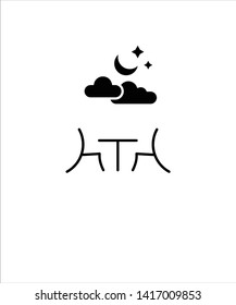 night icon,vector best flat icon.