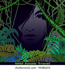night in jungle