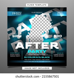 Night Ladies Party Flyer Template