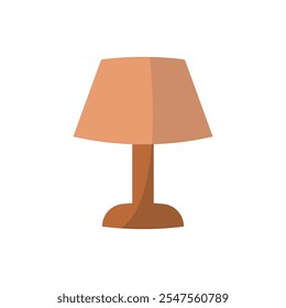 Night lamp bedroom icon vector basic design simple and modern concept graphic