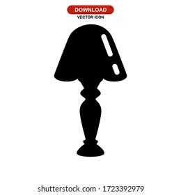 night lamp icon or logo isolated sign symbol vector illustration - high quality black style vector icons
