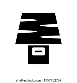 night lamp  icon or logo isolated sign symbol vector illustration - high quality black style vector icons
