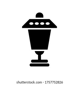 night lamp  icon or logo isolated sign symbol vector illustration - high quality black style vector icons
