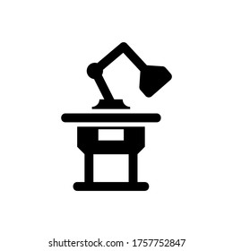 night lamp  icon or logo isolated sign symbol vector illustration - high quality black style vector icons
