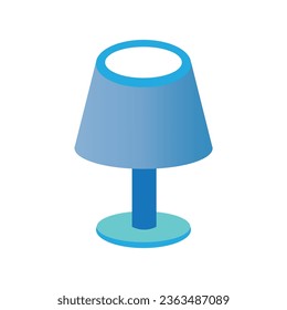 night lamp icon logo vector design template