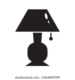 plantilla de diseño vectorial del icono de la lámpara nocturna