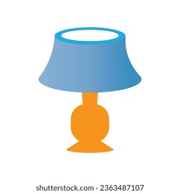 night lamp icon logo vector design template
