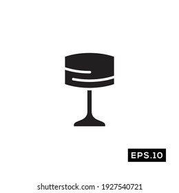 Night lamp icon vector. Night lamp vector