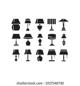 Night Lamp Icon Vector. Night Lamp Vector