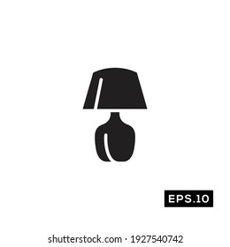 Night lamp icon vector. Night lamp vector