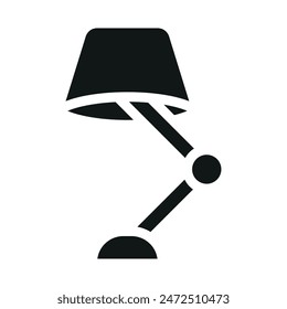 Icono de lámpara de noche Plantillas de diseño de Vector simple y moderno