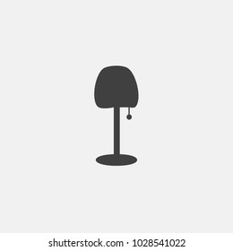 night lamp icon vector illustration. bulb icon vector.