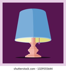 Night Lamp Icon Vector Illustration